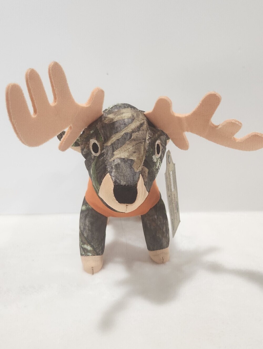 Mossy Oak Camouflage Deer Orange Hunting Vest Stuffed Plush Toy NWT